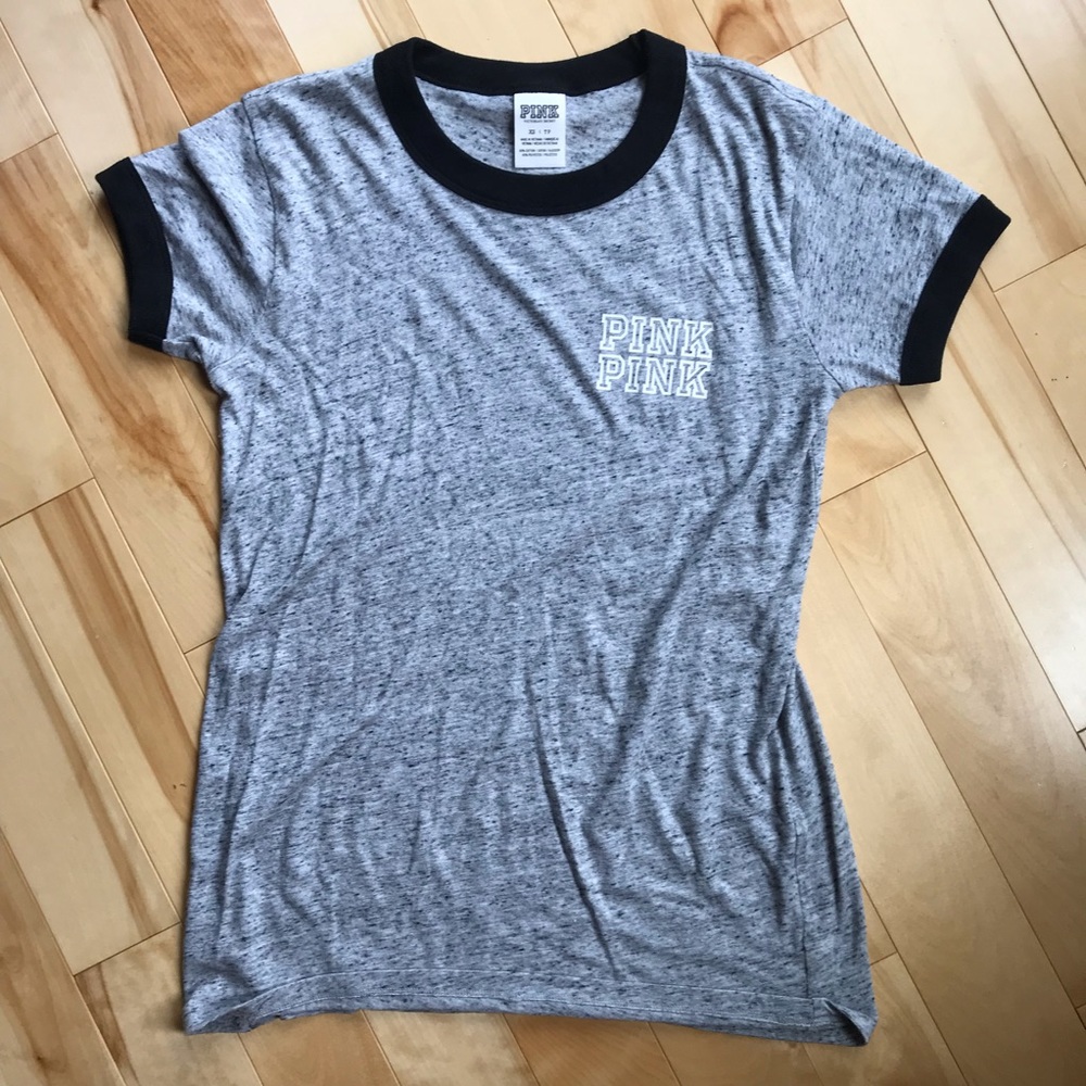 PINK Victoria’s Secret Gray Tee